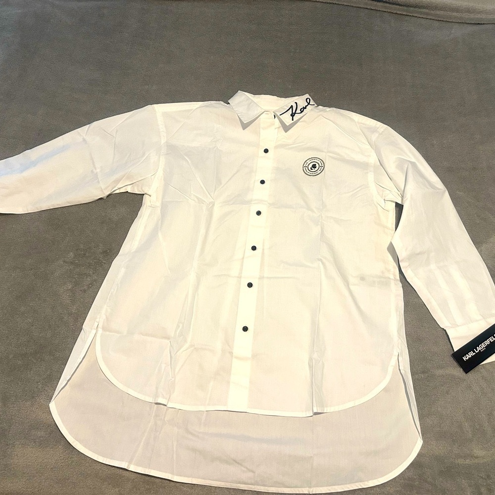 NWT Karl Lagerfeld oversized Shirt M size